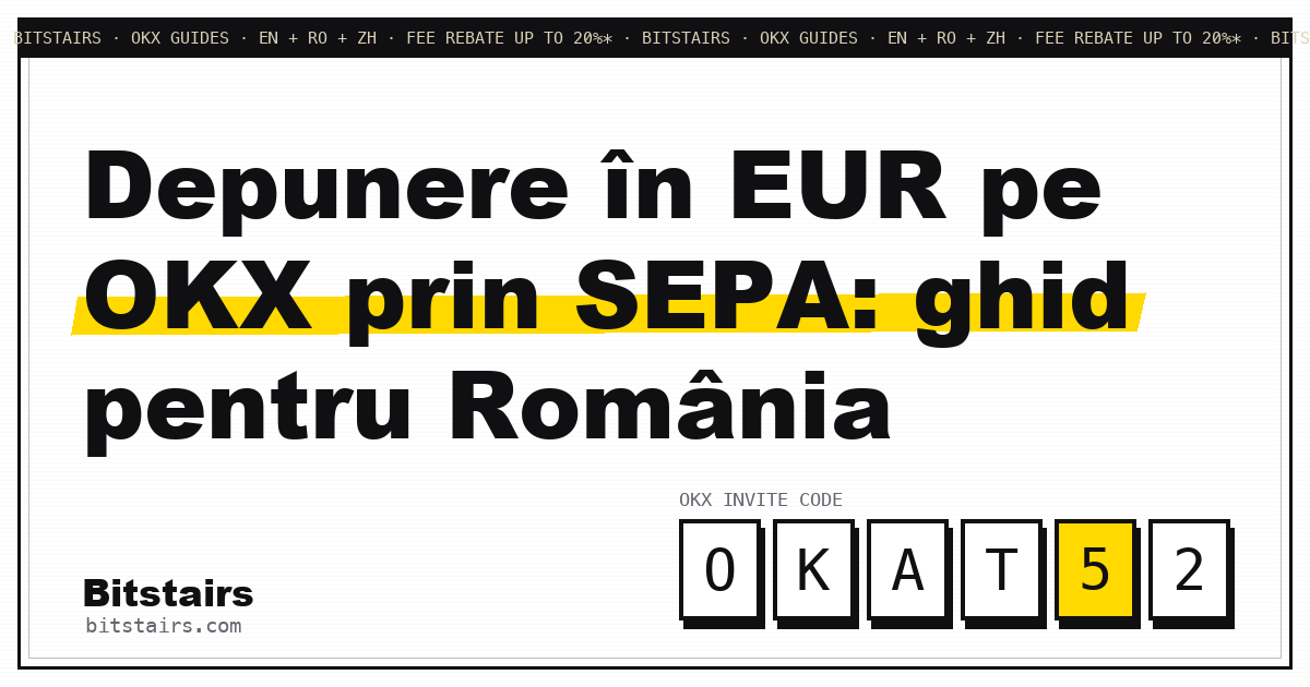 Ilustrație lineară a unui transfer bancar SEPA către un cont OKX